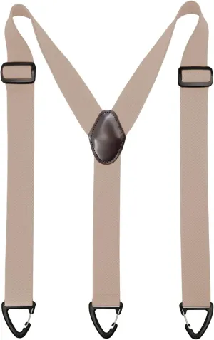 1.5 In Y Belt Loop Suspenders for Unisex Under Clothing with 3 Hooks.