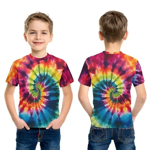 Acoweno Soccer 3D Graphic T Shirts for Boys Girls Kids, Casual Crewneck Short Sleeve Tops Tees for Teens 6-16 Years