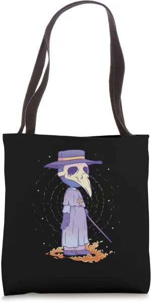 Aesthetic Funny Plague Doctor Tote Bag