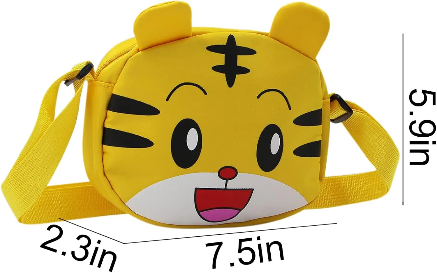 Animal Crossbody Purse for Girls Boys Cute Cartoon Purse Rainbow Tiger Dinosaur Kawaii Purse Messenger Bag