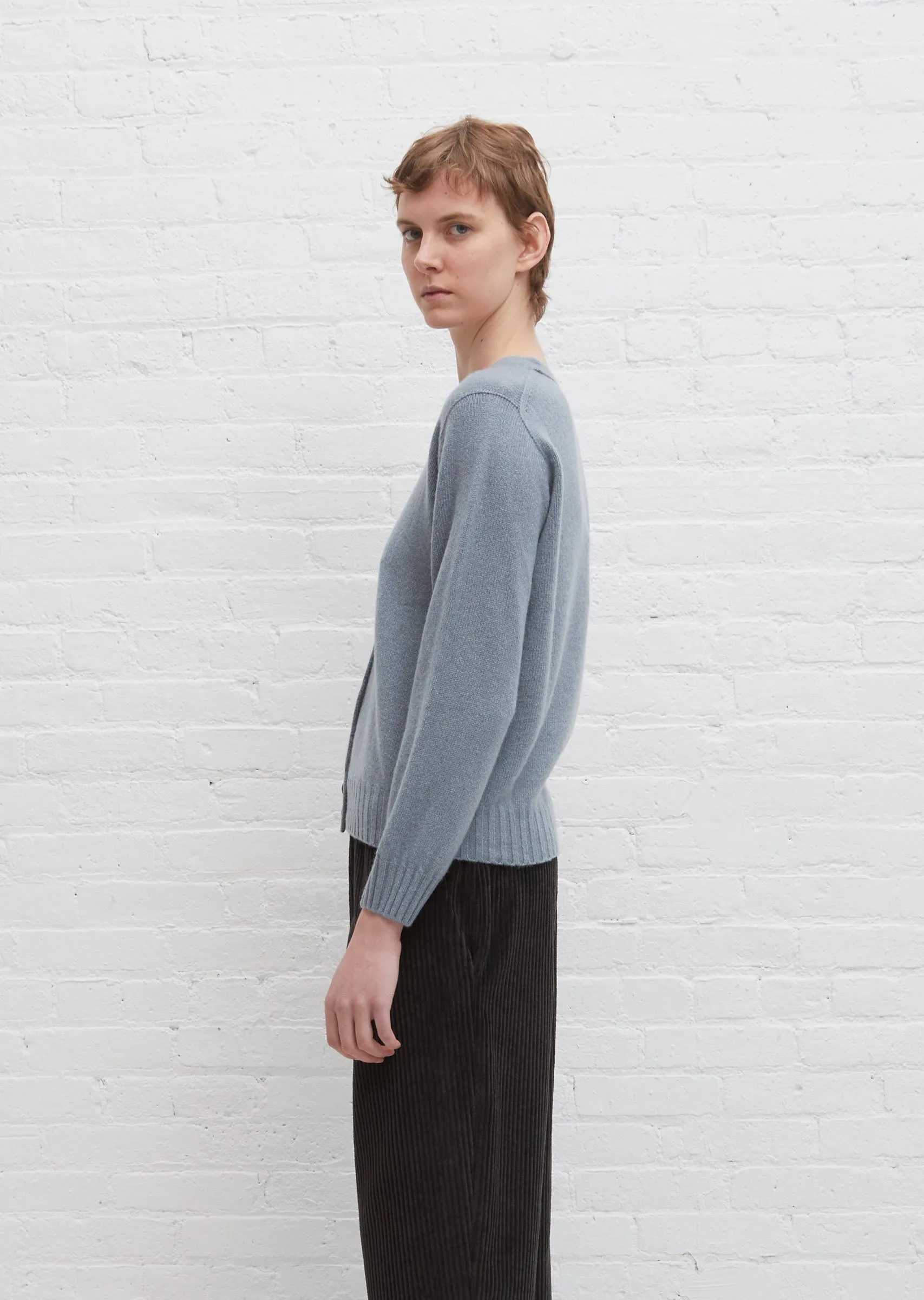 Cashmere Seamless V Neck Cardigan — Twist Harbor