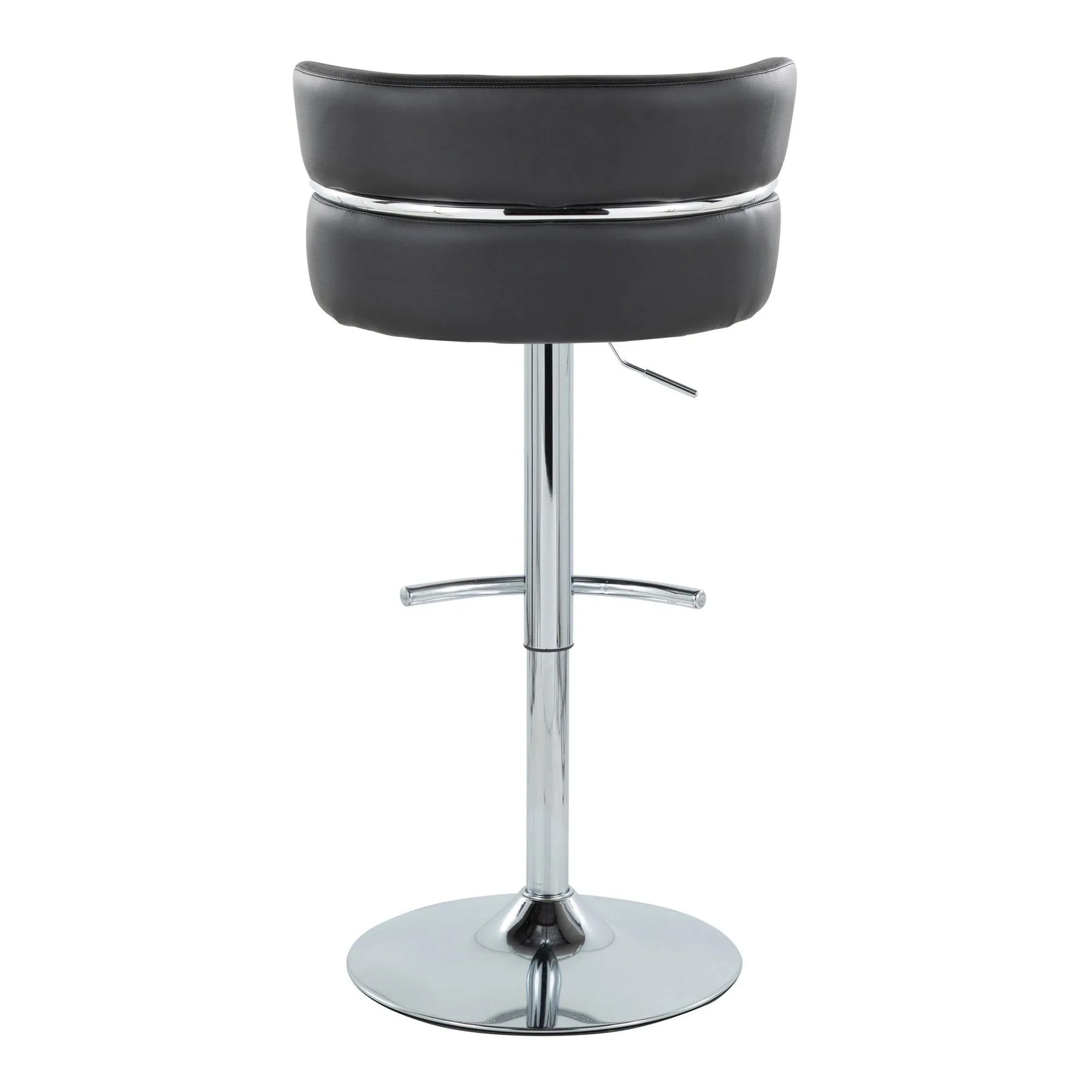 Cinch Adjustable Barstool - Set of 2 By LumiSource - BS-CINCHPU-RNT2 CHRCHRBK2