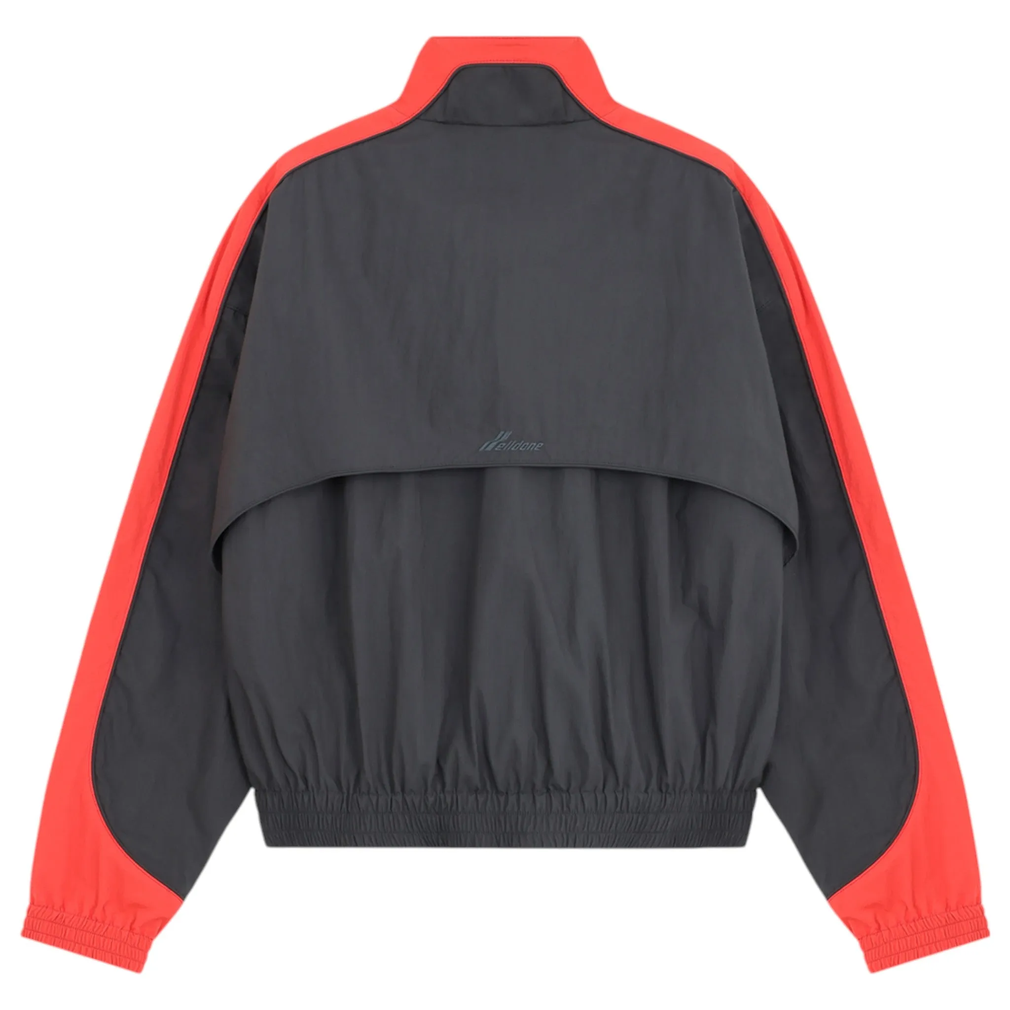 COLOR BLOCK TRACK JACKET / CHARCOAL