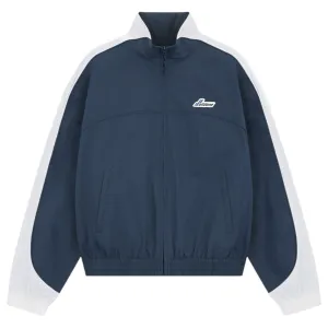 COLOR BLOCK TRACK JACKET / NAVY