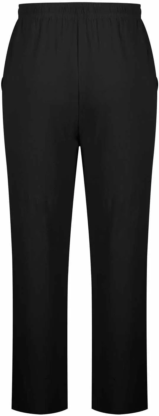 Cotton Linen Pants Men Casual Loose Fit Elastic Drawstring Waist Wide Leg Pant Lightweight Summer Beach Pants Pockets