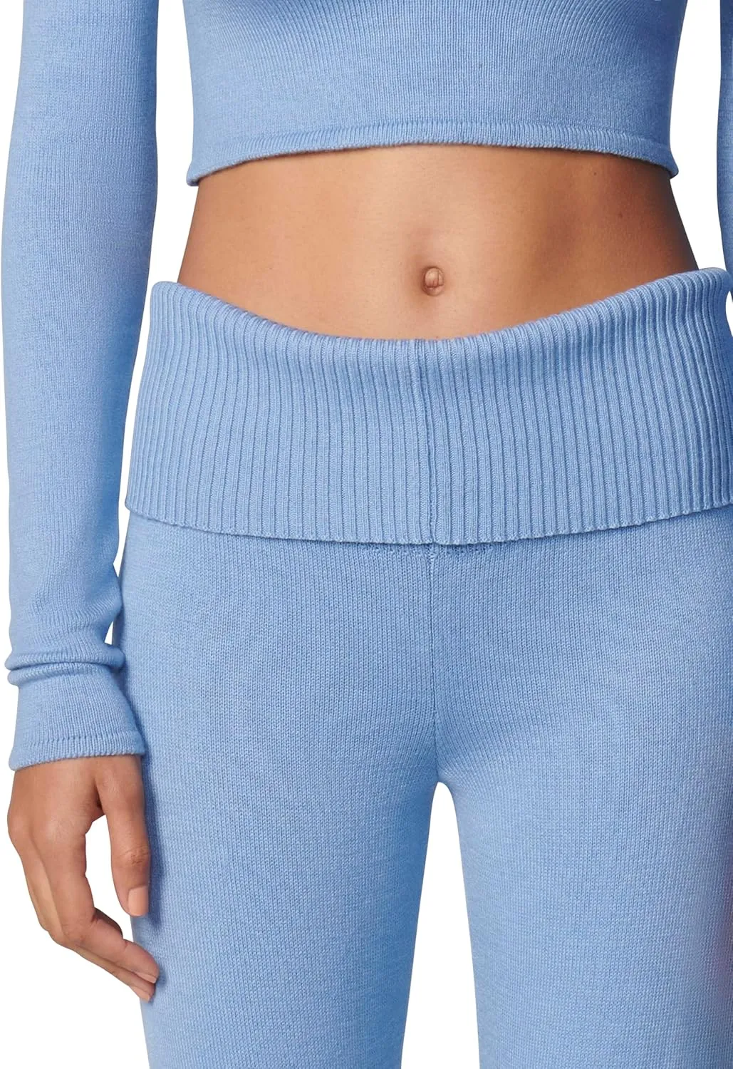 Florence by Mills Women's Barre Collection Foldover Wide Leg Pant