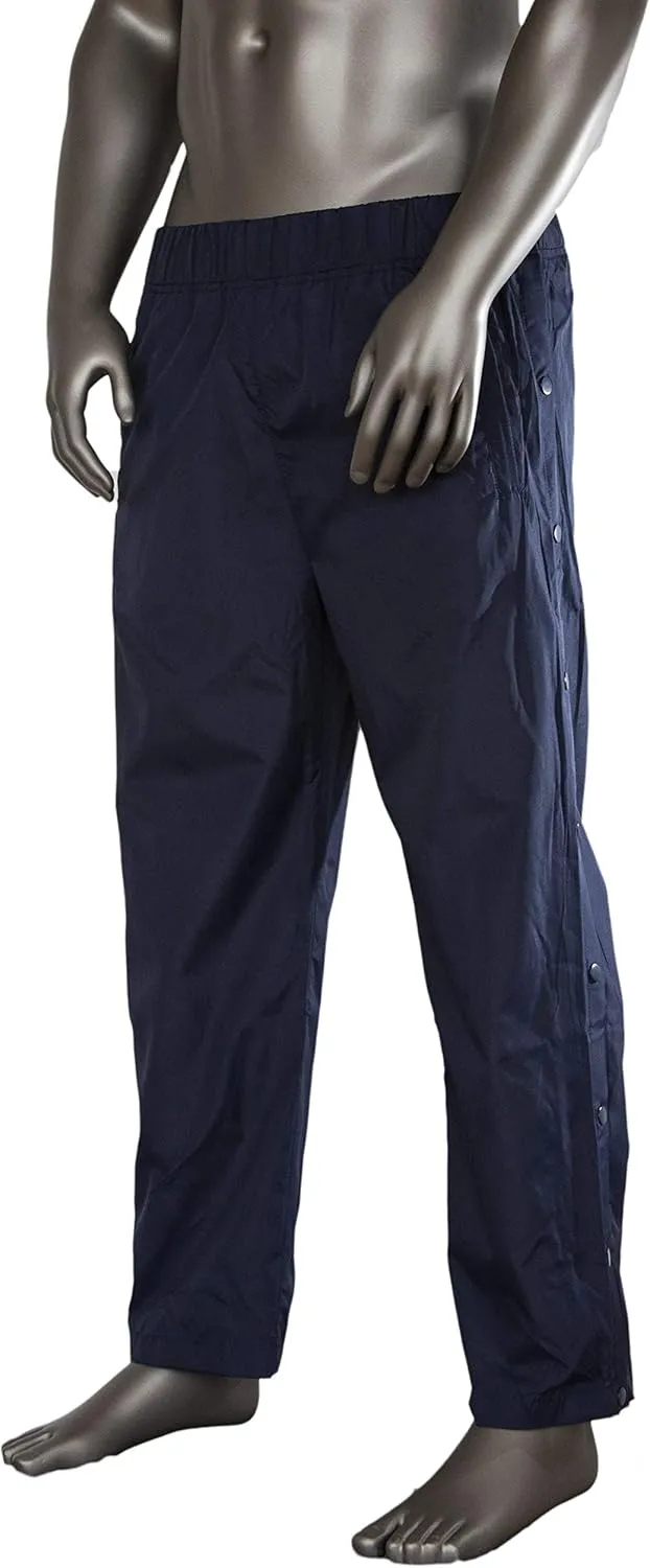 Funny Guy Mugs Tear Away Pull On Pants - Post-Surgery Snap Button Tearaway Elastic Waist Pants - Retro Windbreaker Pants