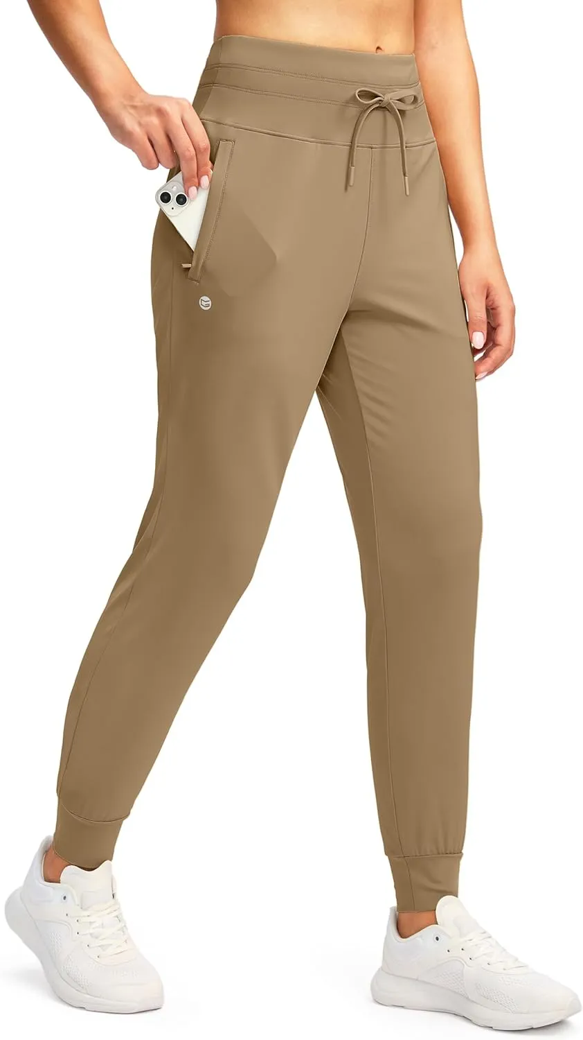 G Gradual Women's Joggers Pants with Zipper Pockets High Waisted Sweatpants Athletic Tapered Pants for Women Lounge Workout