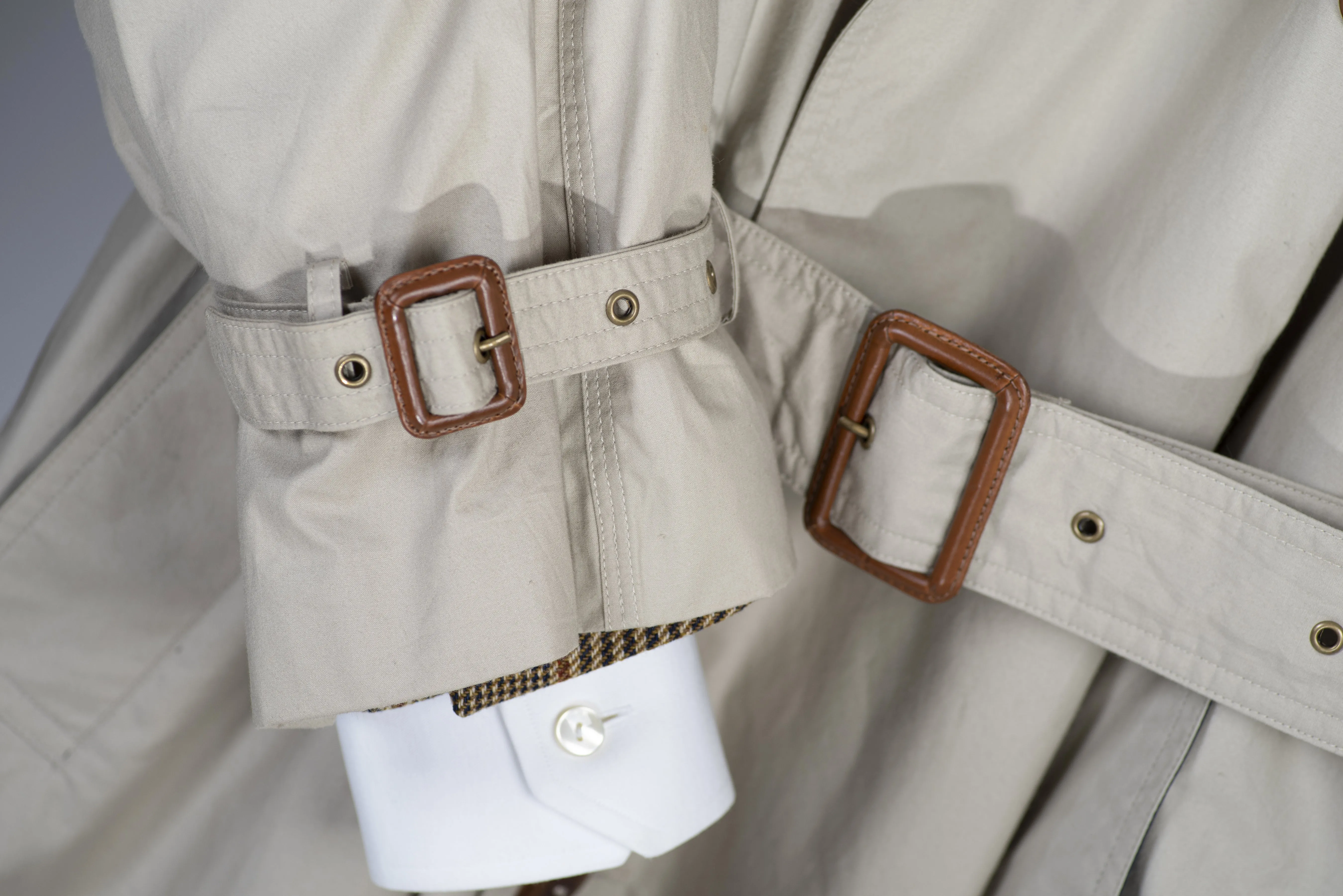 Gant Khaki Brown Trench Coat Size M
