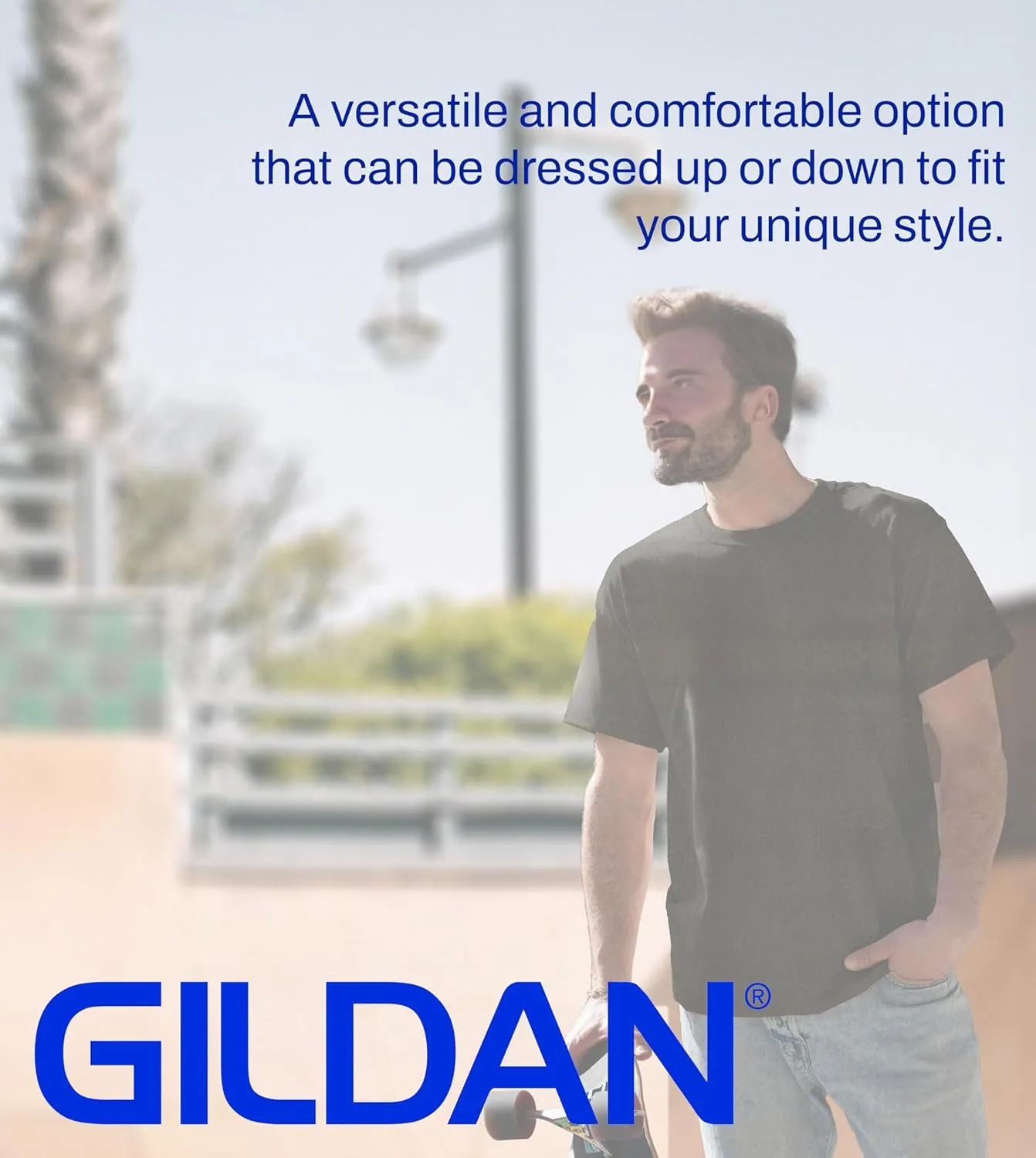 Gildan 2400 Multipack Men's Bulk Long Sleeve T-Shirt 1-10 Pack - Create Your Color Set - G240 Adult Ultra Cotton Crewneck Tee