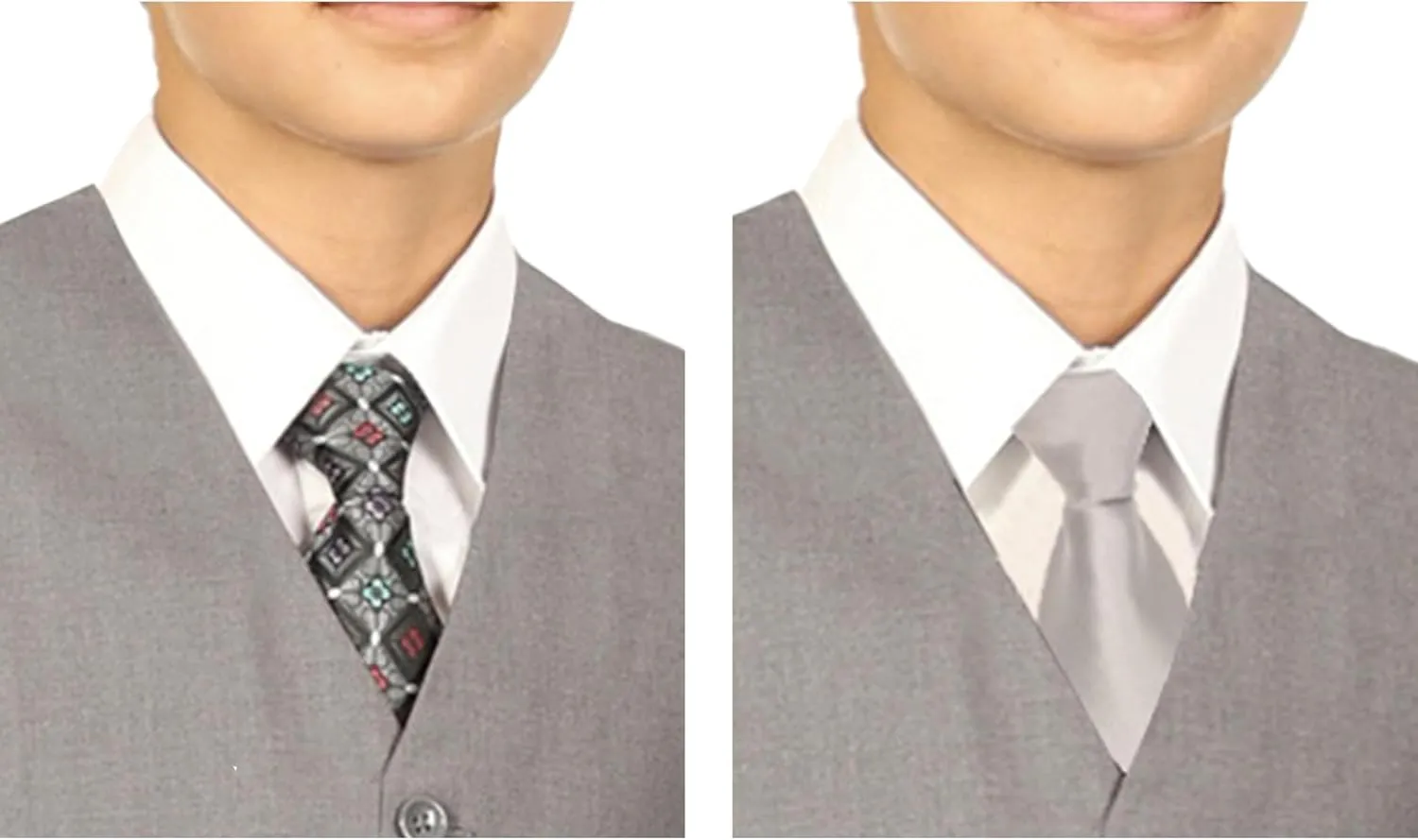 Gioberti 5 Piece Boys Formal Vest, Pants, Dress Shirt & Tie Set