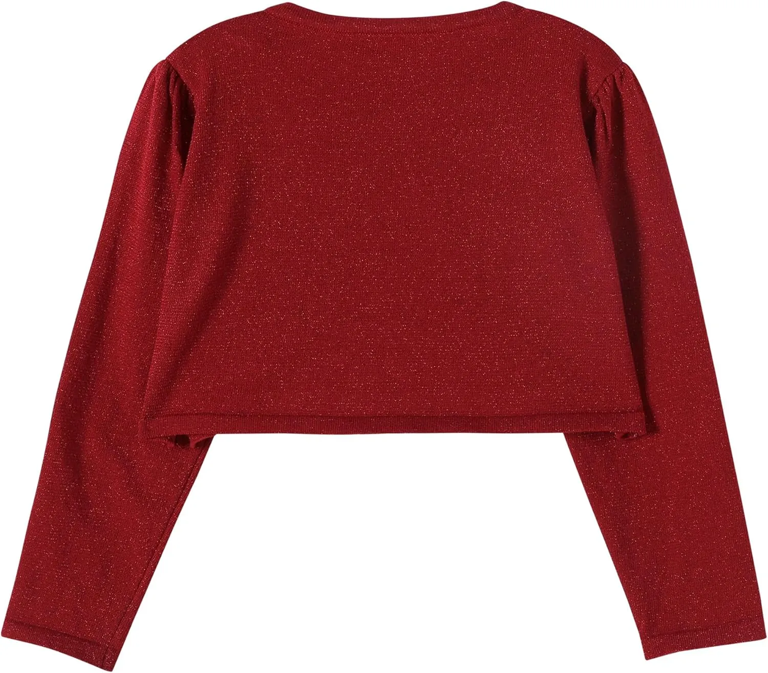 Girls Cardigan, Girls Bolero Shrug Sweater, Kids Knit Hollow Out Long Sleeve, Button Cover Up Cropped Tops