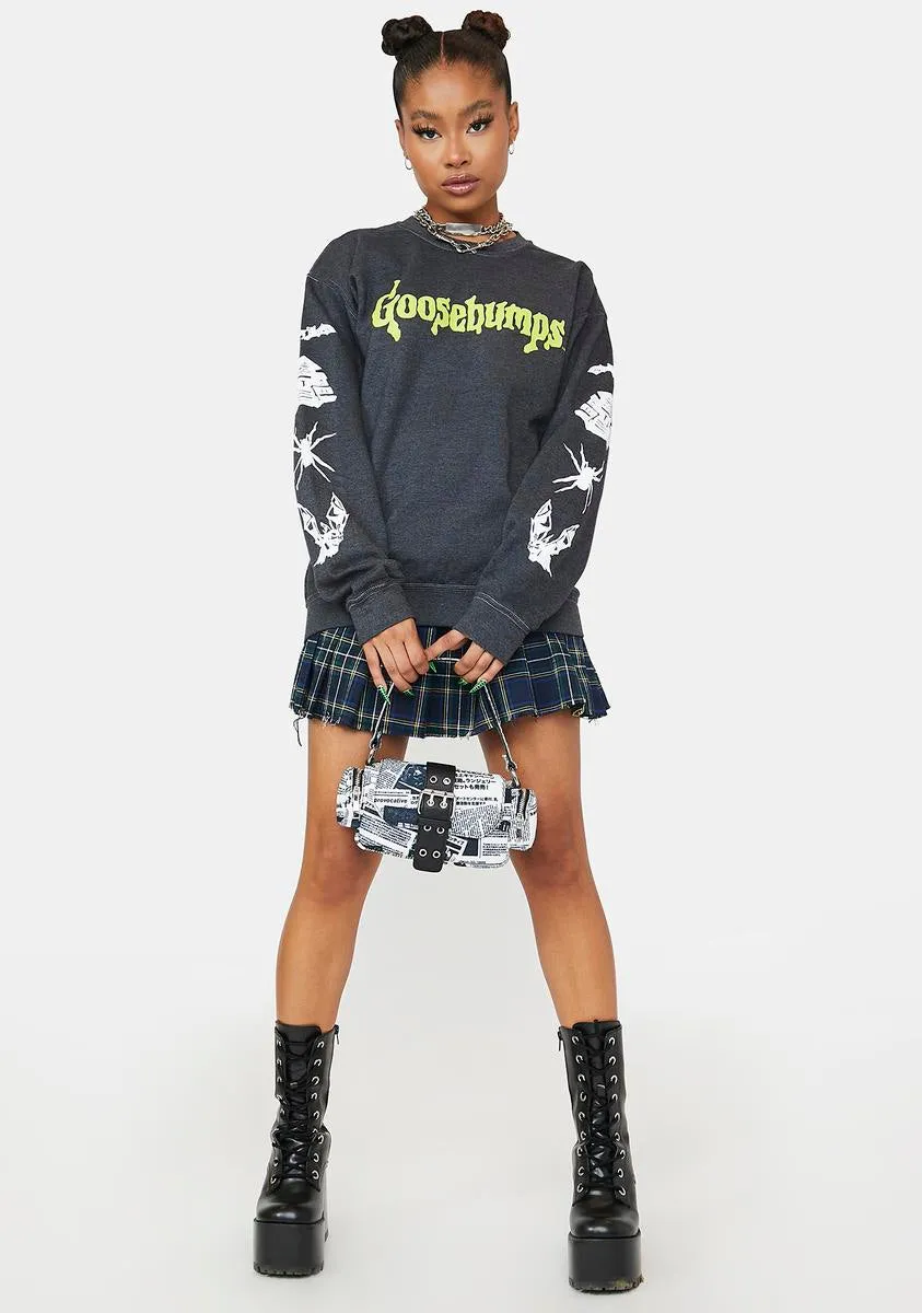 Goosebumps Spooky Sleeves Crewneck Sweater