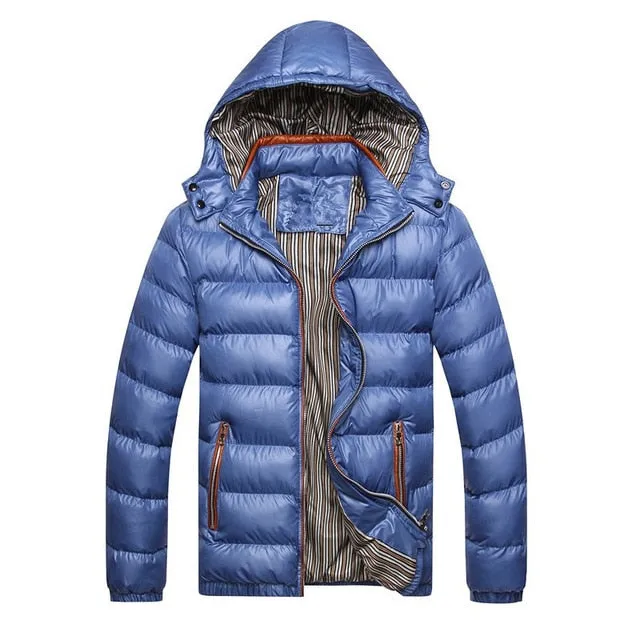 Hooded Thermal Nylon Down Jacket
