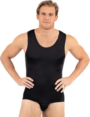 Insta Slim Mens Compression Slimming Tank Bodysuit (made in the USA)