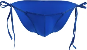 JEsilunmaMY Lace Up Bikini Briefs for Men Low Rise Side Tie Bulge Underwear Panties See Through Hollow Underpants Swimsuit