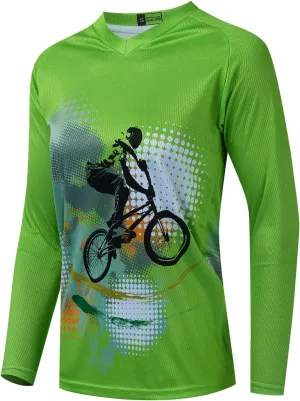 JPOJPO Women's Cycling Jersey MTB Downhill T-Shirt Long Sleeve Motorcycle Motocross Off-Road Clothing Quick-Dry S-XXL