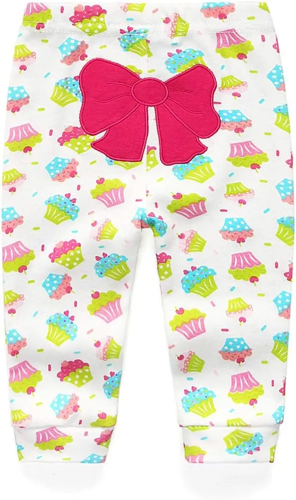 Kiddiezoom Baby Warmer Pants Lovely Boys Girls Solid Pant Trousers Leggings 0-24Month