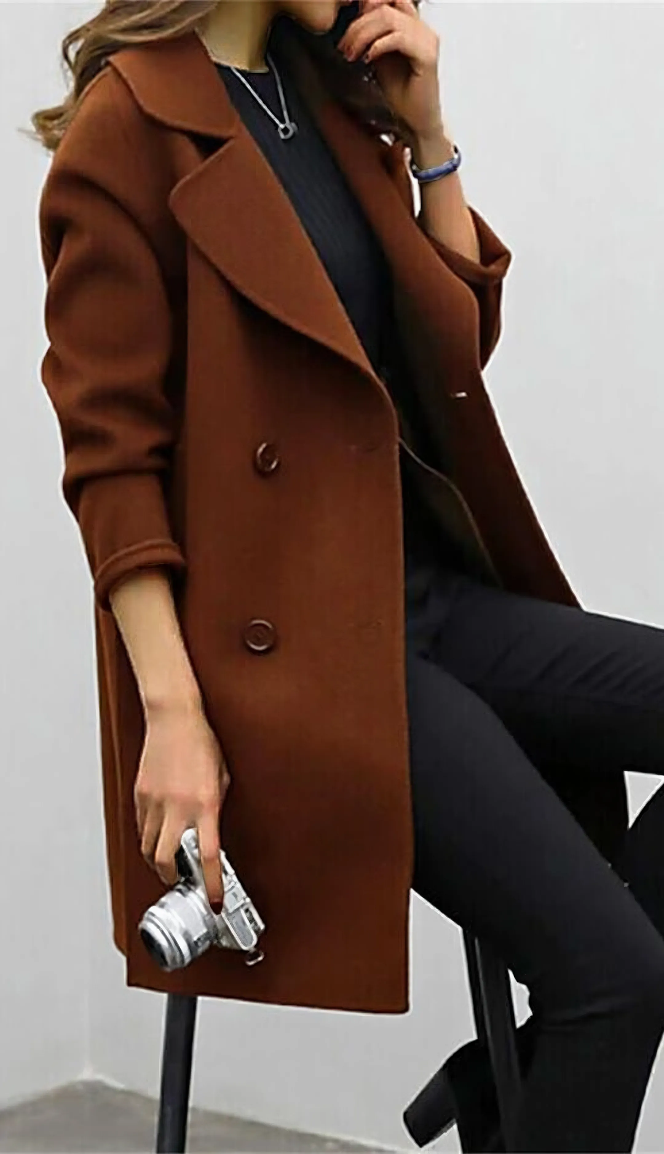 Lena  Long Trench Coat