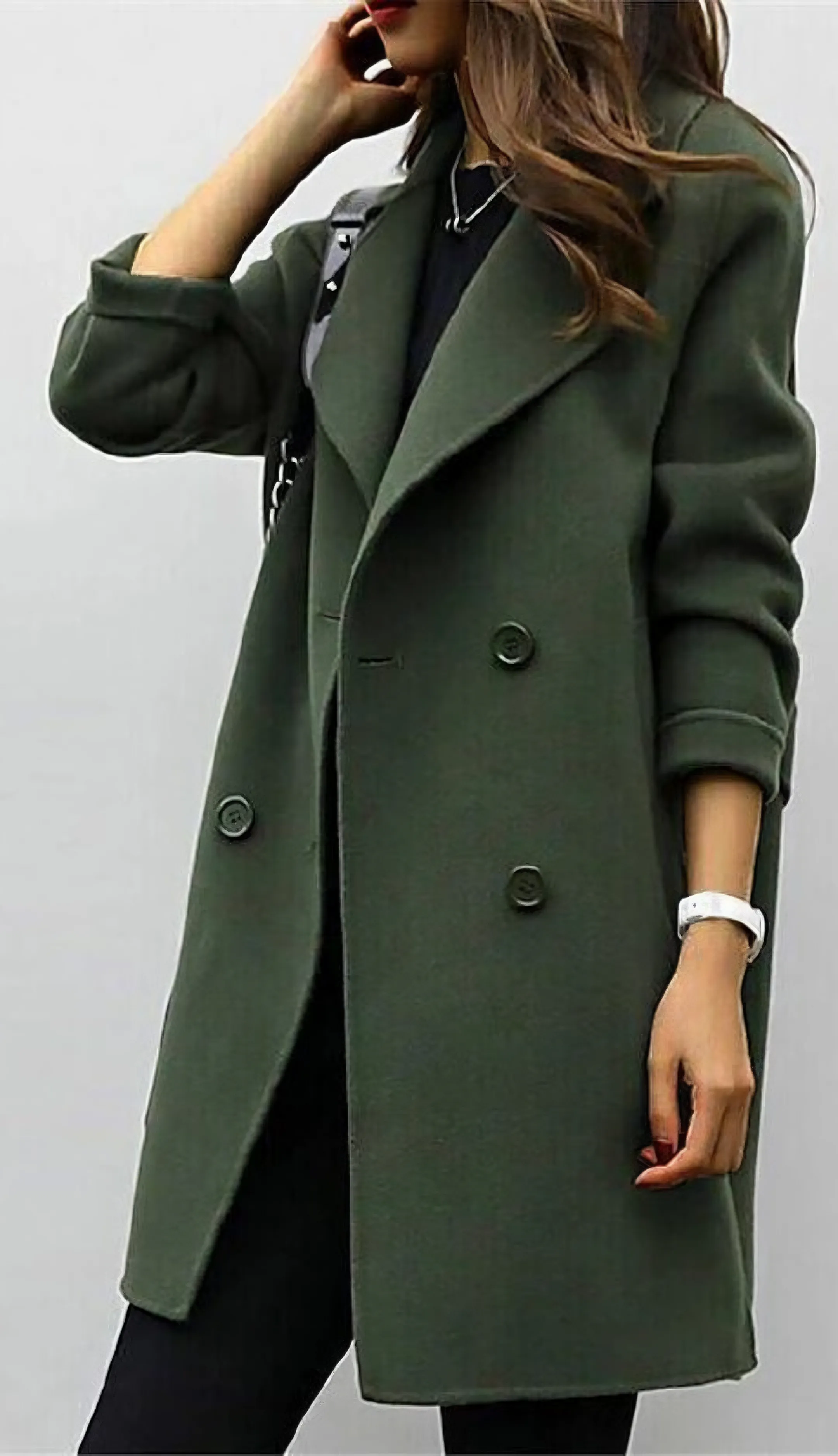 Lena  Long Trench Coat