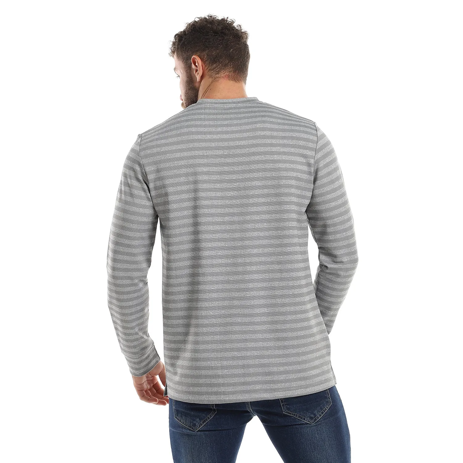 Lightweight Slip On V-Neck Sweatshirt - Kady