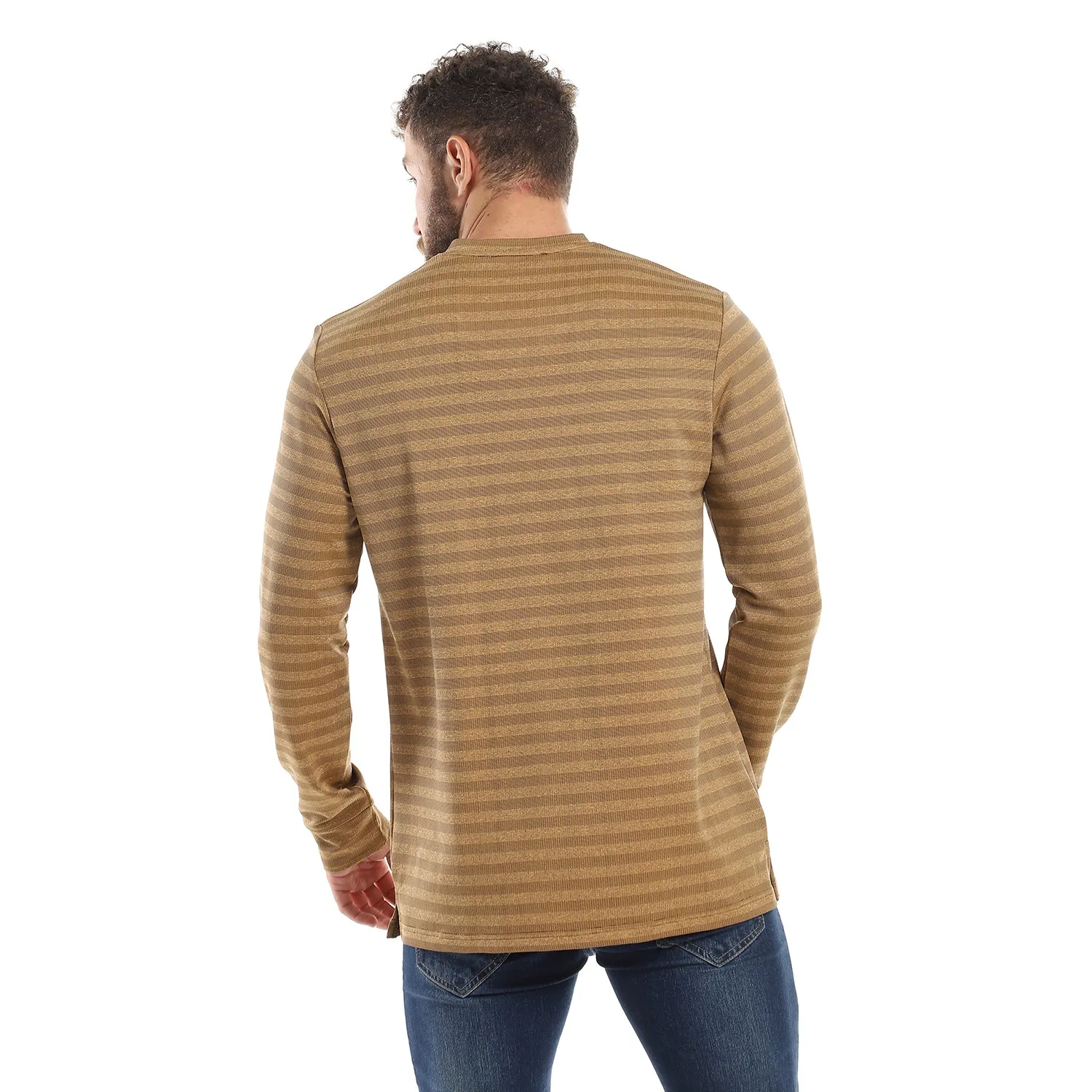Lightweight Slip On V-Neck Sweatshirt - Kady