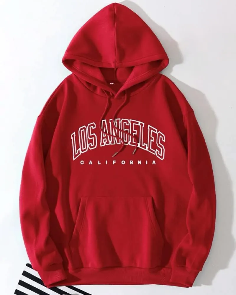 Los Angeles Hoodie California Sweatshirt Aesthetic Clothes Girls Long Sleeve Pullover Oversized Hoodie for Women