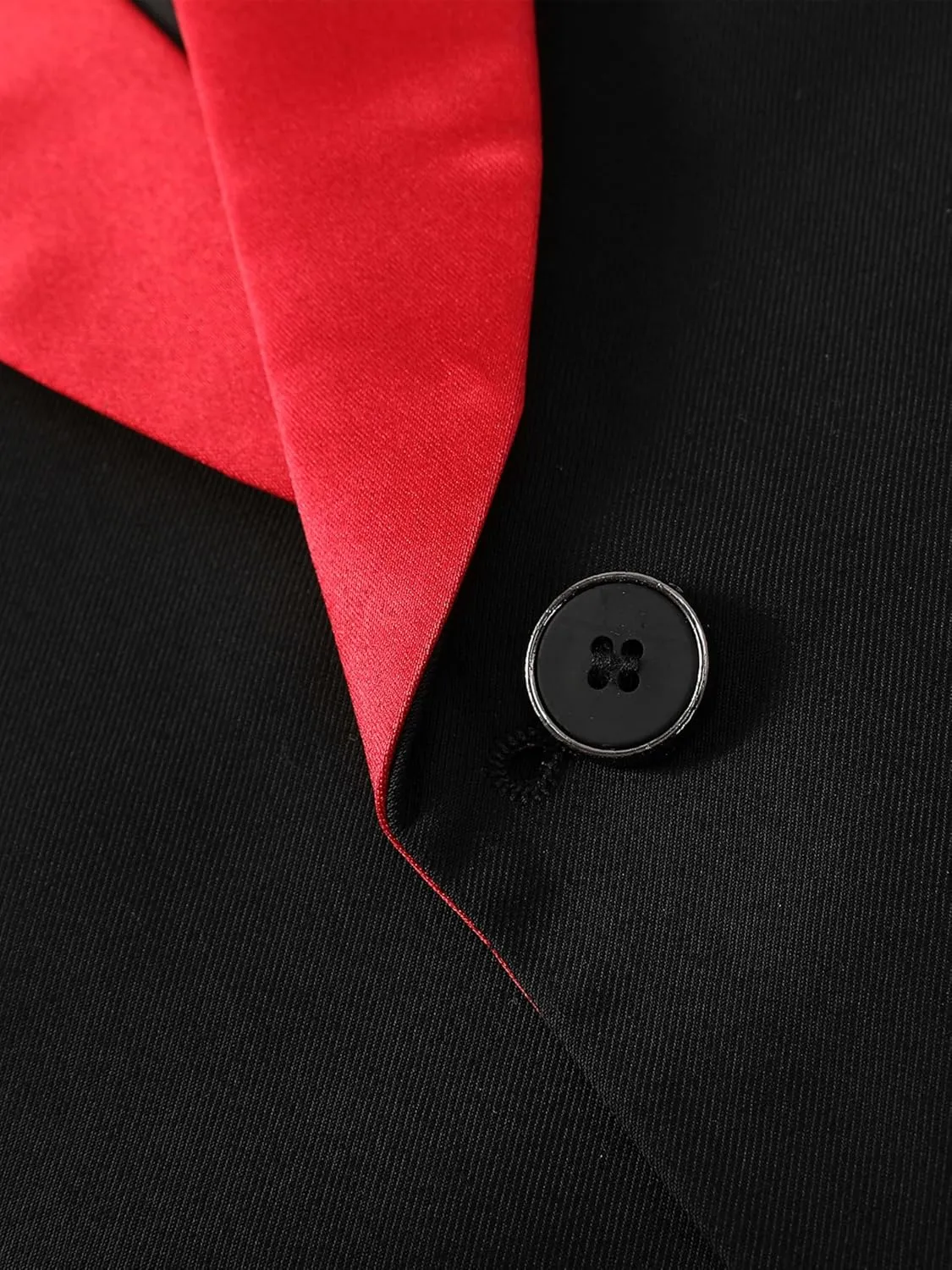 Mens Suit Set 4 Piece Suit Slim Fit Tuxedo Jacket Vest and Pants Set Wedding Suit for Prom Party Dinner with One Bow-tie