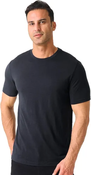 Merino Protect 100% Merino Wool T-Shirt for Men Short Sleeve Slim Fit Undershirt Soft Lightweight Tee Shirt for Travel Hiking