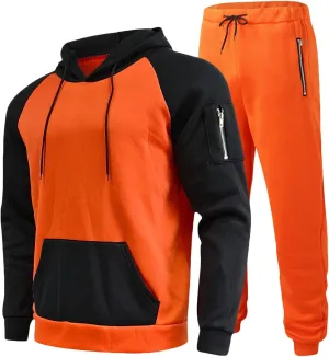Muscularfit Mens Big and Tall Hoodies Pullover Color Block Long Sleeve Gym Workout Hoodies Casual Lightweight Sweatshirt 2023