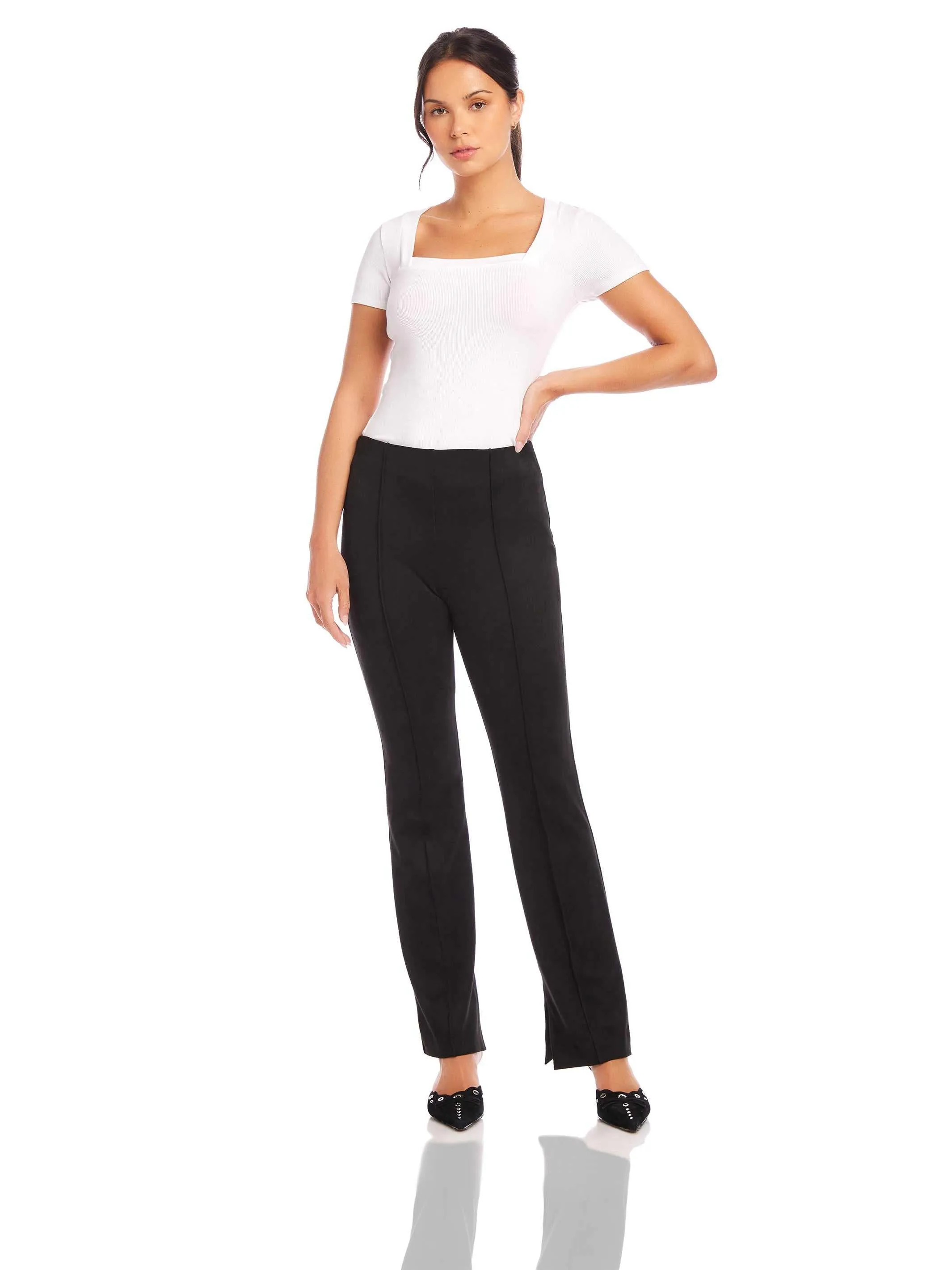 Neli Slim Bootcut Pants
