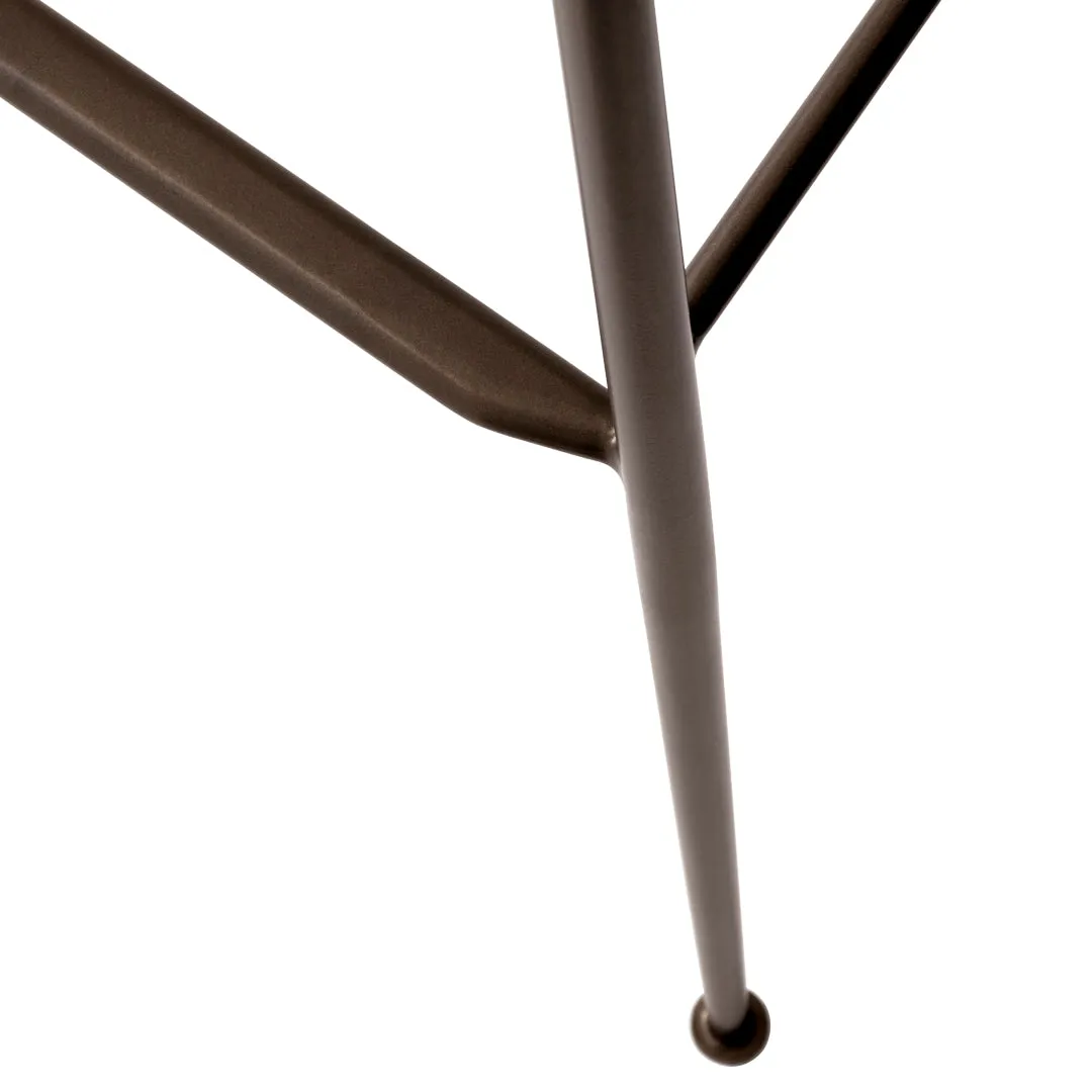 Rely HW81 Low Back Counter Stool - Tube Base