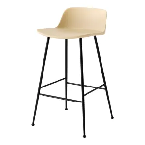 Rely HW81 Low Back Counter Stool - Tube Base