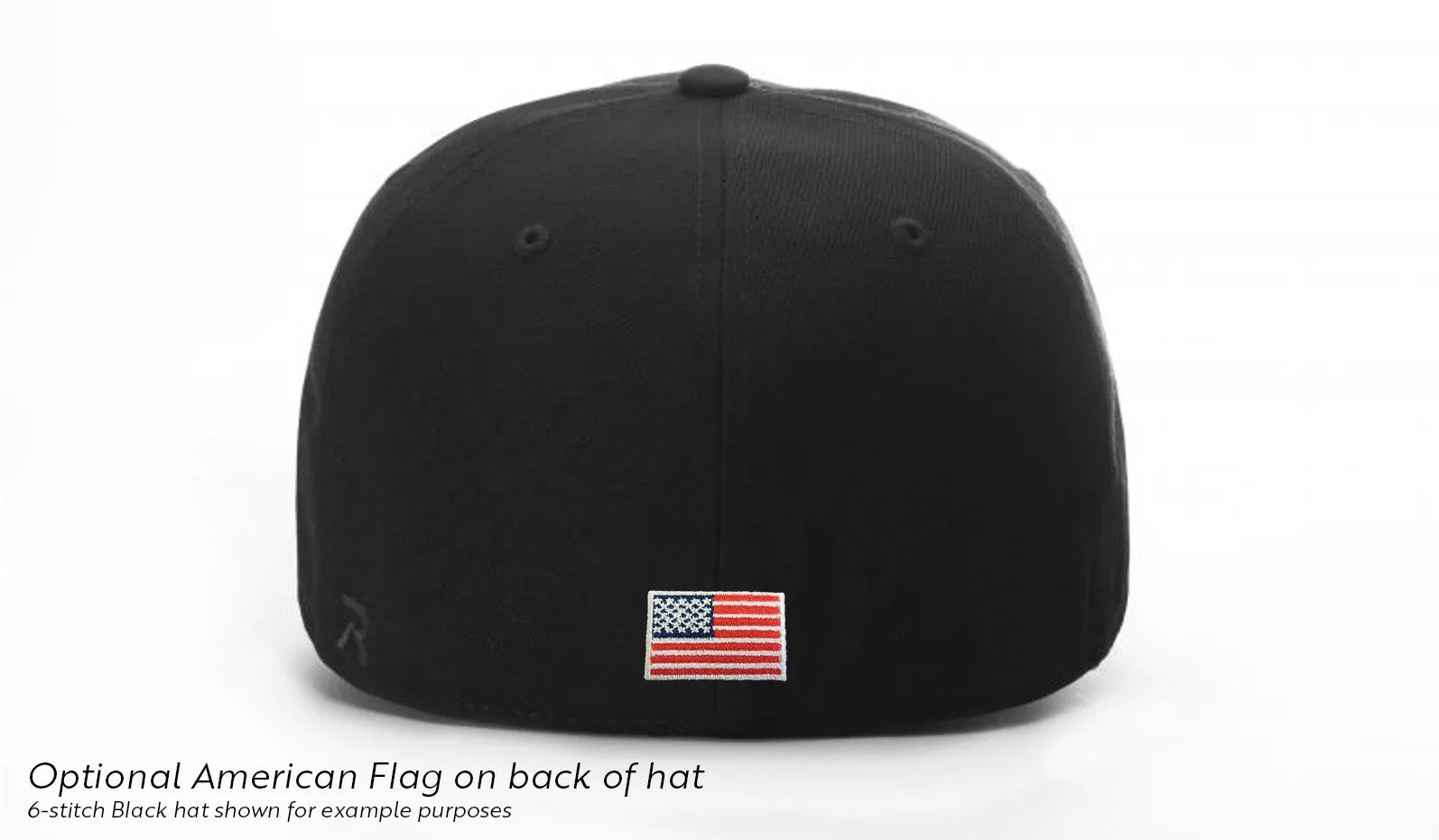 Richardson Black 6-Stitch Base Umpire Hat (WUA)