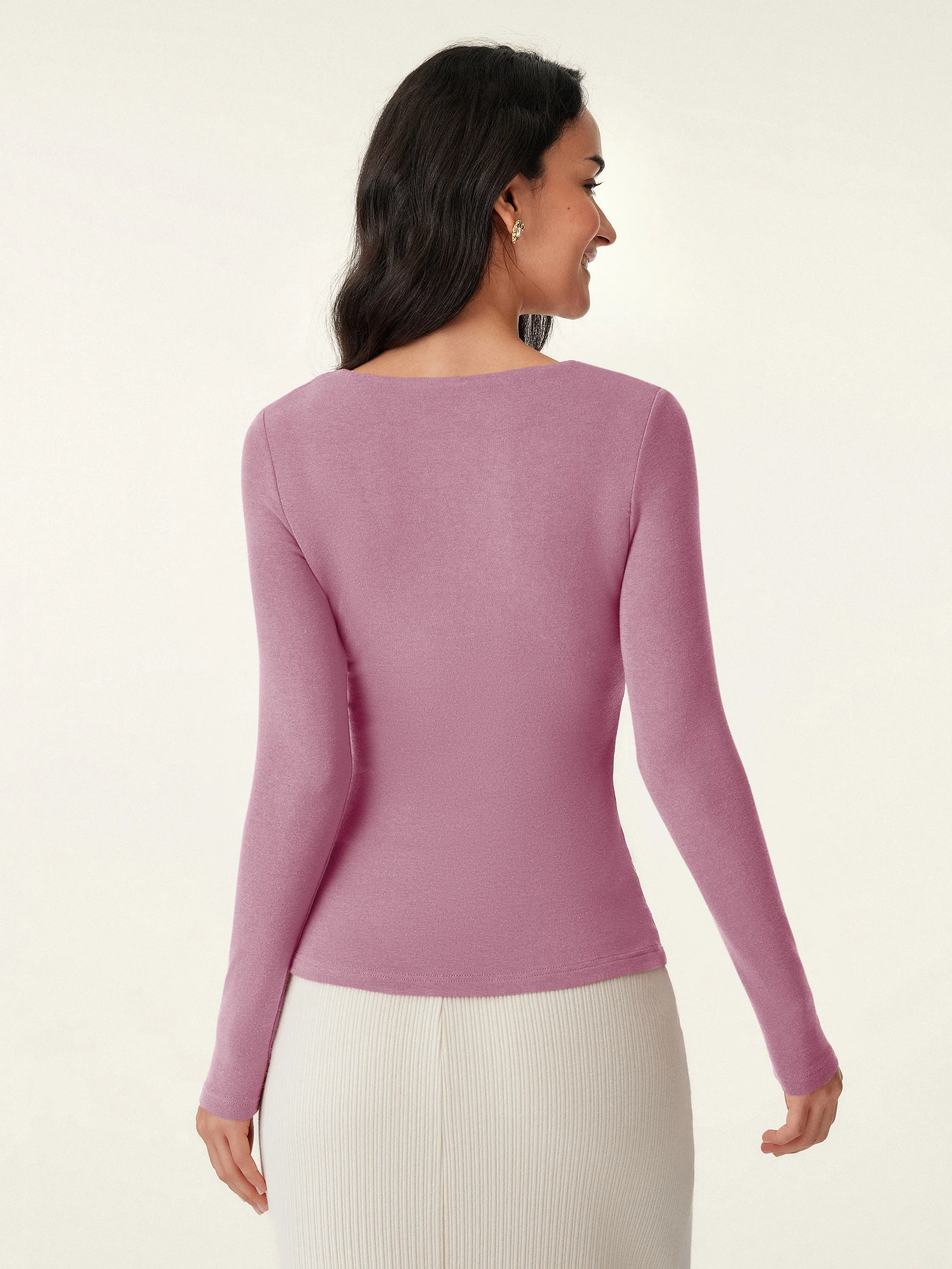 Ruched Surplice Brami Top