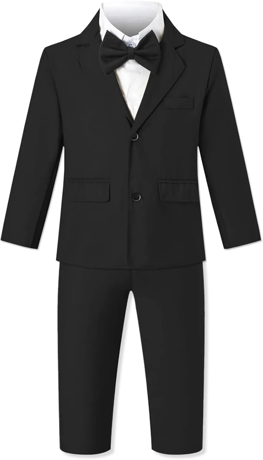 SANGTREE Baby Boys Gentleman Outfits Suits Set, 3 Months - 14 Years