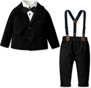 SANGTREE Baby Boys Gentleman Outfits Suits Set, 3 Months - 14 Years