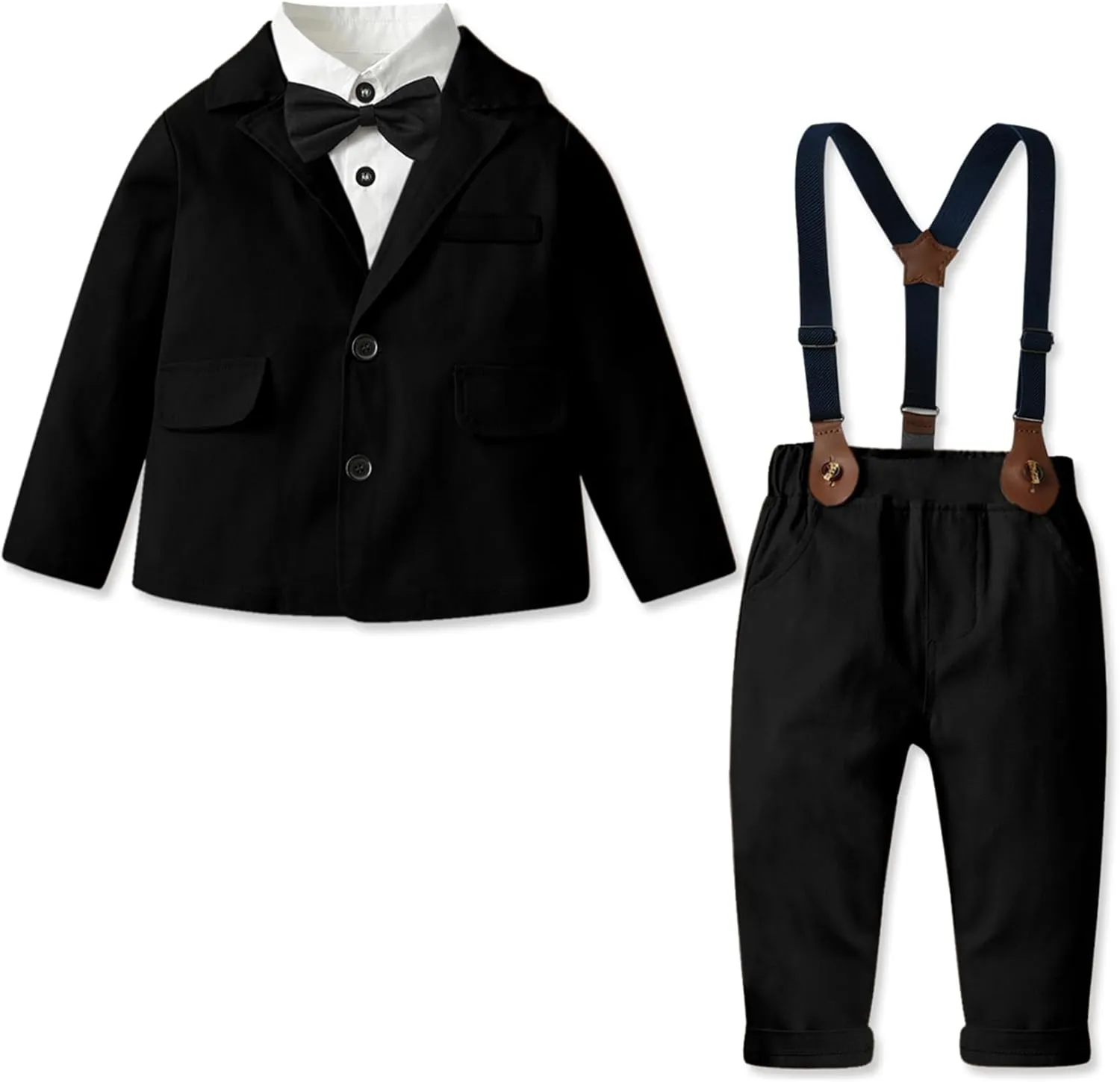 SANGTREE Baby Boys Gentleman Outfits Suits Set, 3 Months - 14 Years