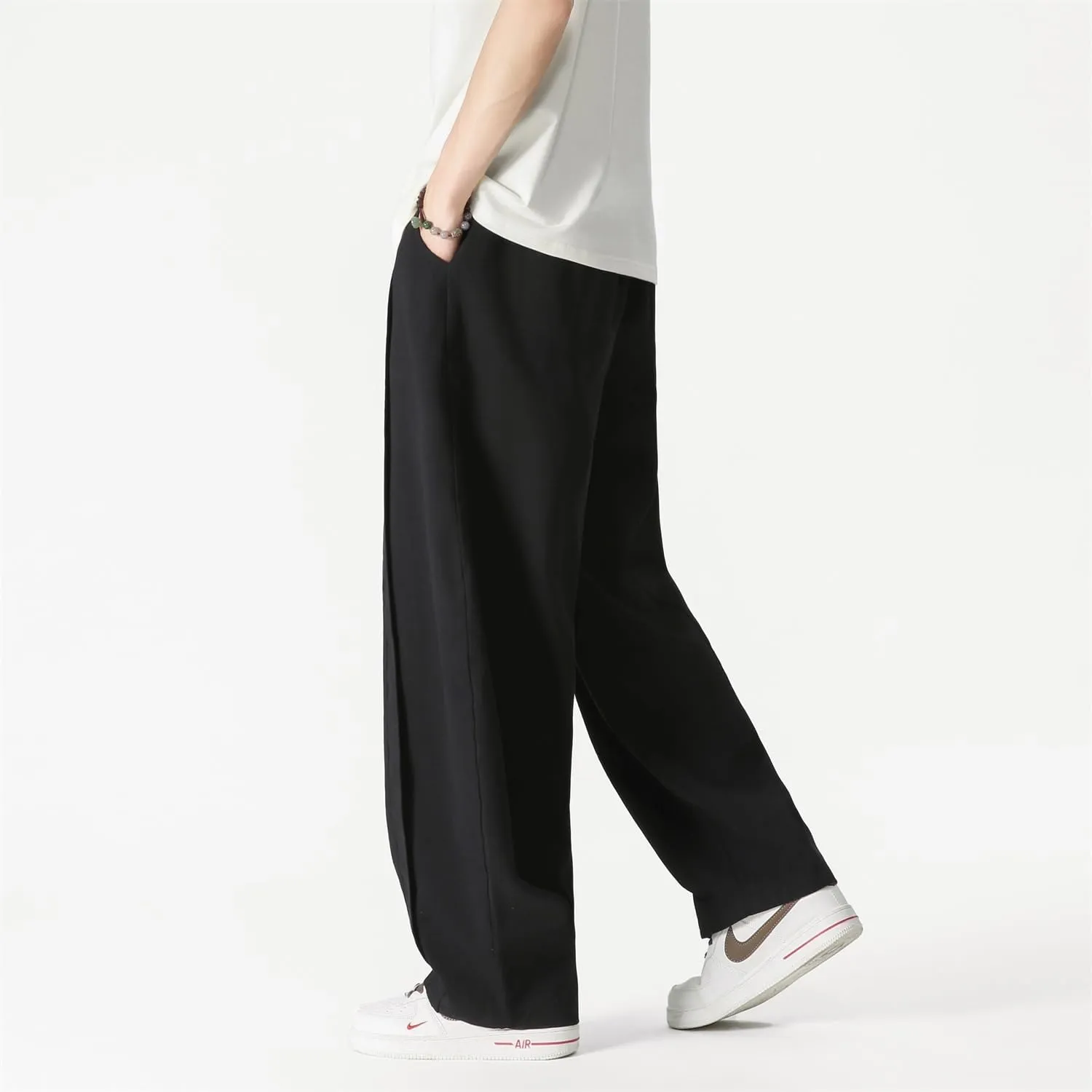 Seidarise Men's Wide Leg Casual Harem Japanese Yoga Harem Pants Hip hop Joggers Baggy