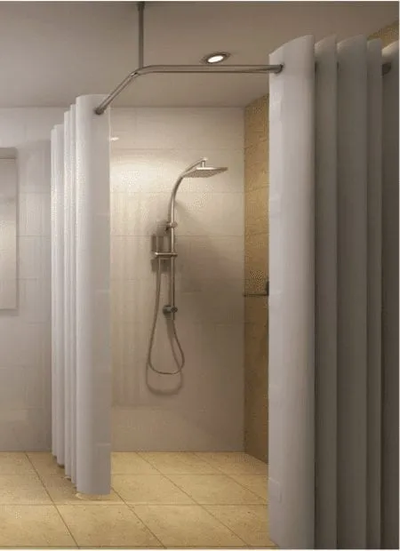 Single Hookless Shower Curtain - Litchfield