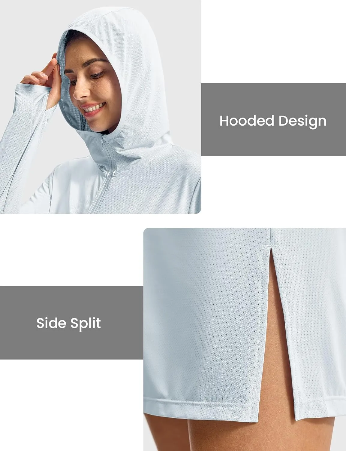 TBMPOY Women's Swim Cover Up UPF 50  Sun Protection Long Hoodie Jacket SPF Lightweight Beach Swimwear Coverups 2025