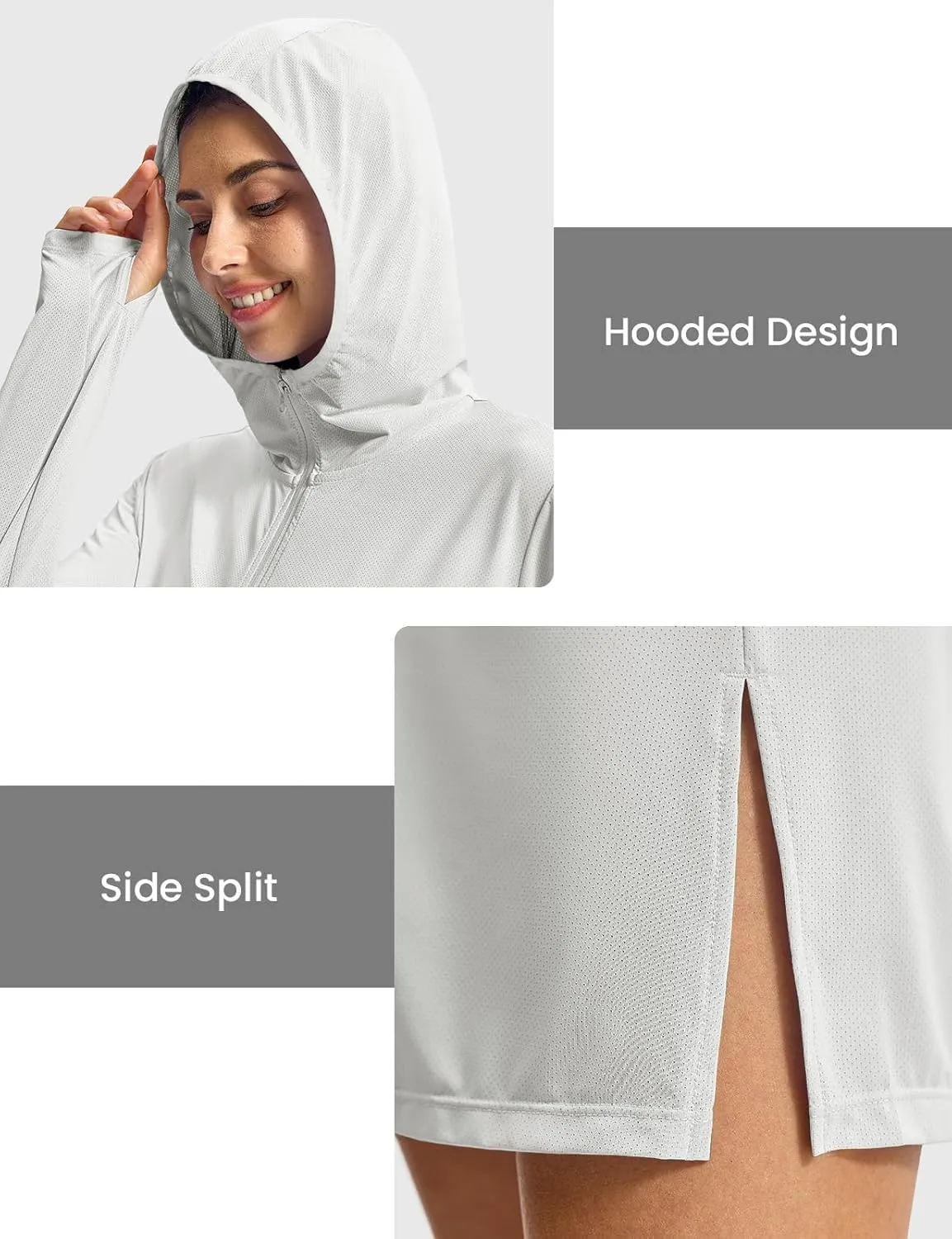 TBMPOY Women's Swim Cover Up UPF 50  Sun Protection Long Hoodie Jacket SPF Lightweight Beach Swimwear Coverups 2025