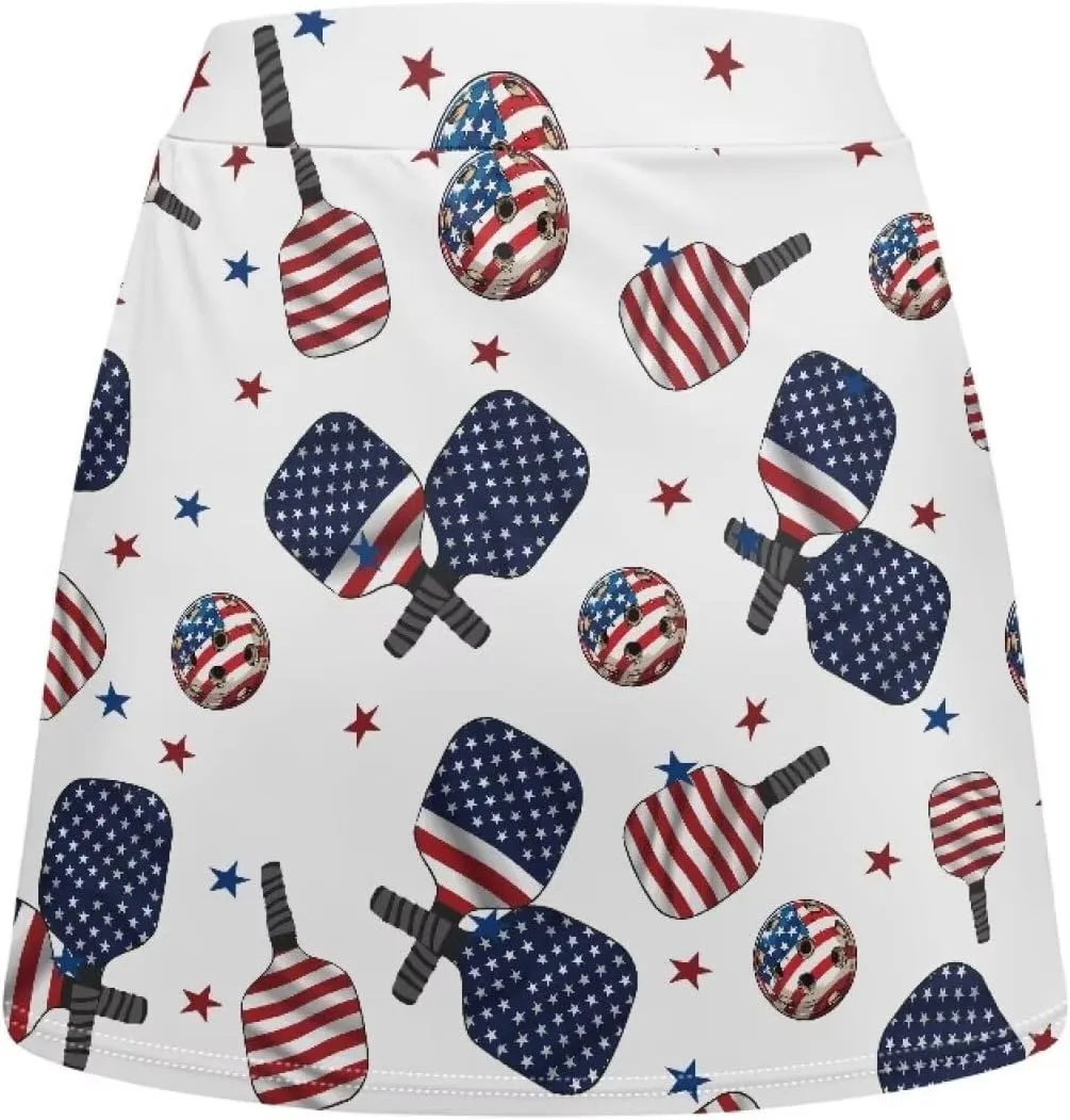 Tennis Skirt High Waisted for Women with Pockets Inner Shorts A Line Pickleball Golf Athletic Skort
