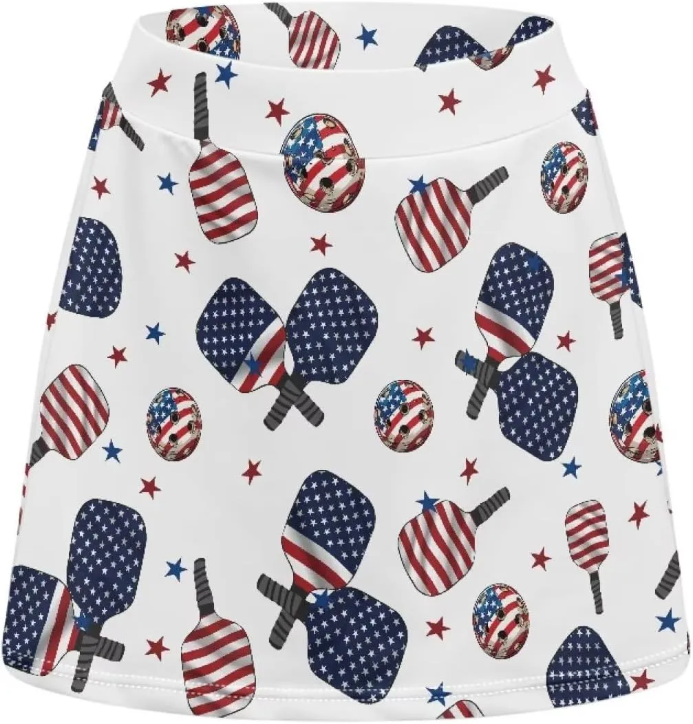 Tennis Skirt High Waisted for Women with Pockets Inner Shorts A Line Pickleball Golf Athletic Skort