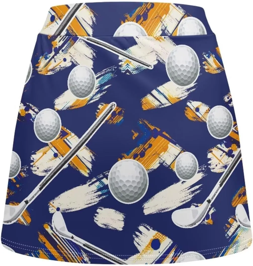 Tennis Skirts for Women with Pocket Shorts High Waisted Athletic Golf Skorts Summer Workout Running Skirts
