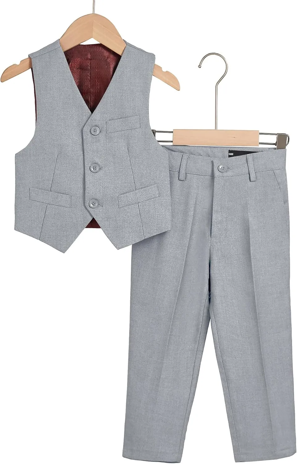 Toddler Suit for Boys Tuxedo Suit Vest and Pants Set Gentleman Outfits Infant Baby Boys Clothes Sets