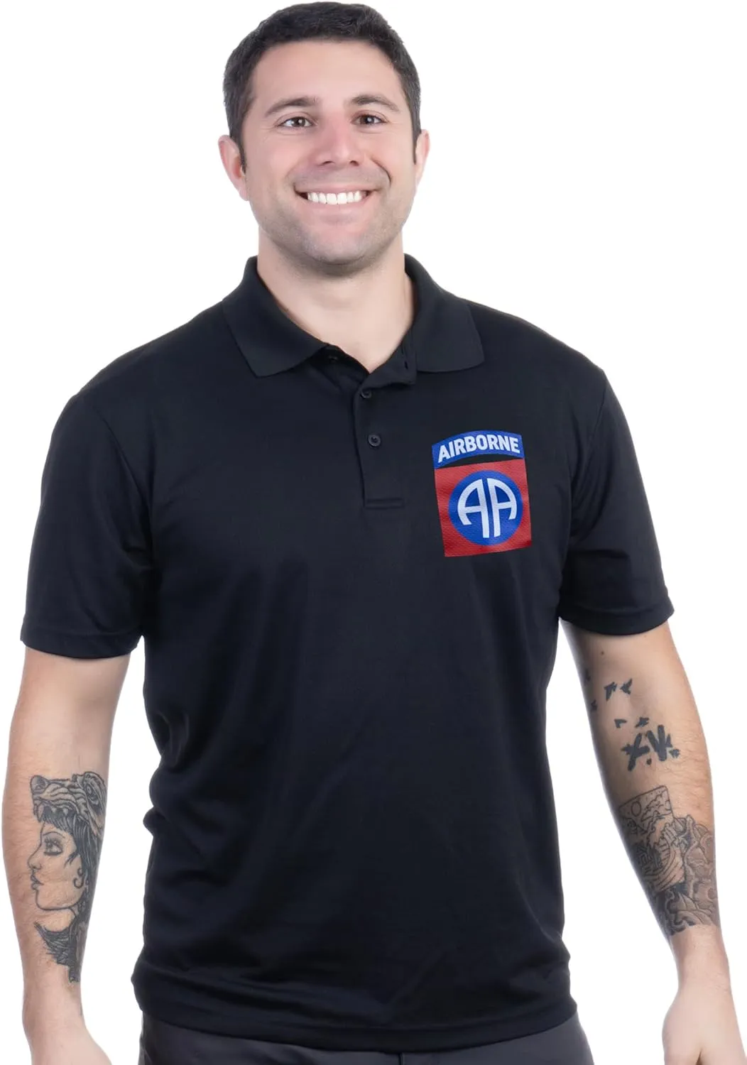 US Army Collared Polo | U.S. Military Infantry Armor Licensed Shirt with Collar for Men Women
