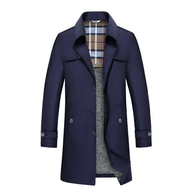 West Louis Designer Business Trench Coat