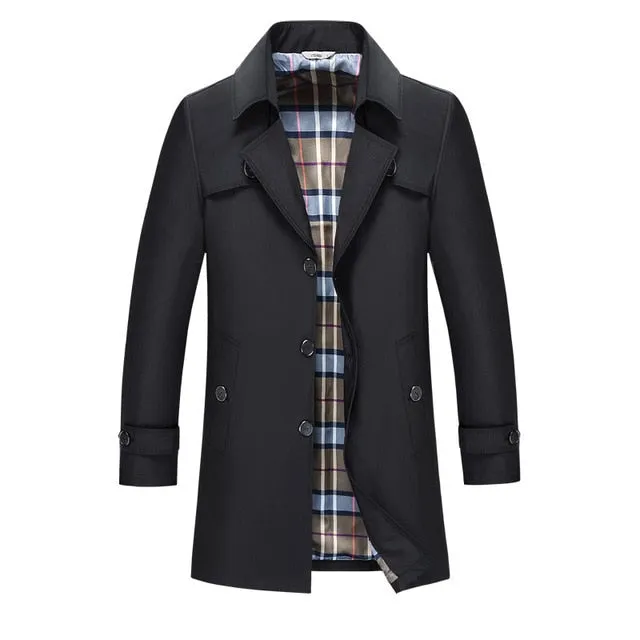 West Louis Designer Business Trench Coat