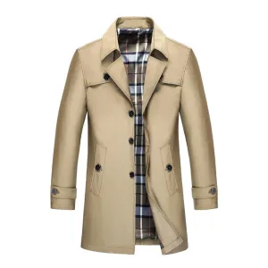 West Louis Designer Business Trench Coat